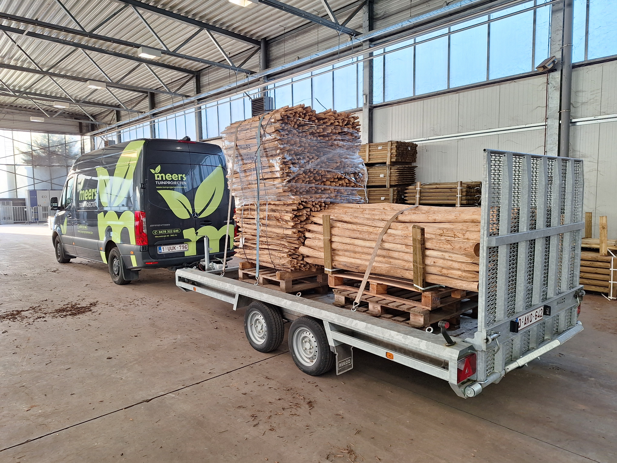 Plaatsen van omheining
